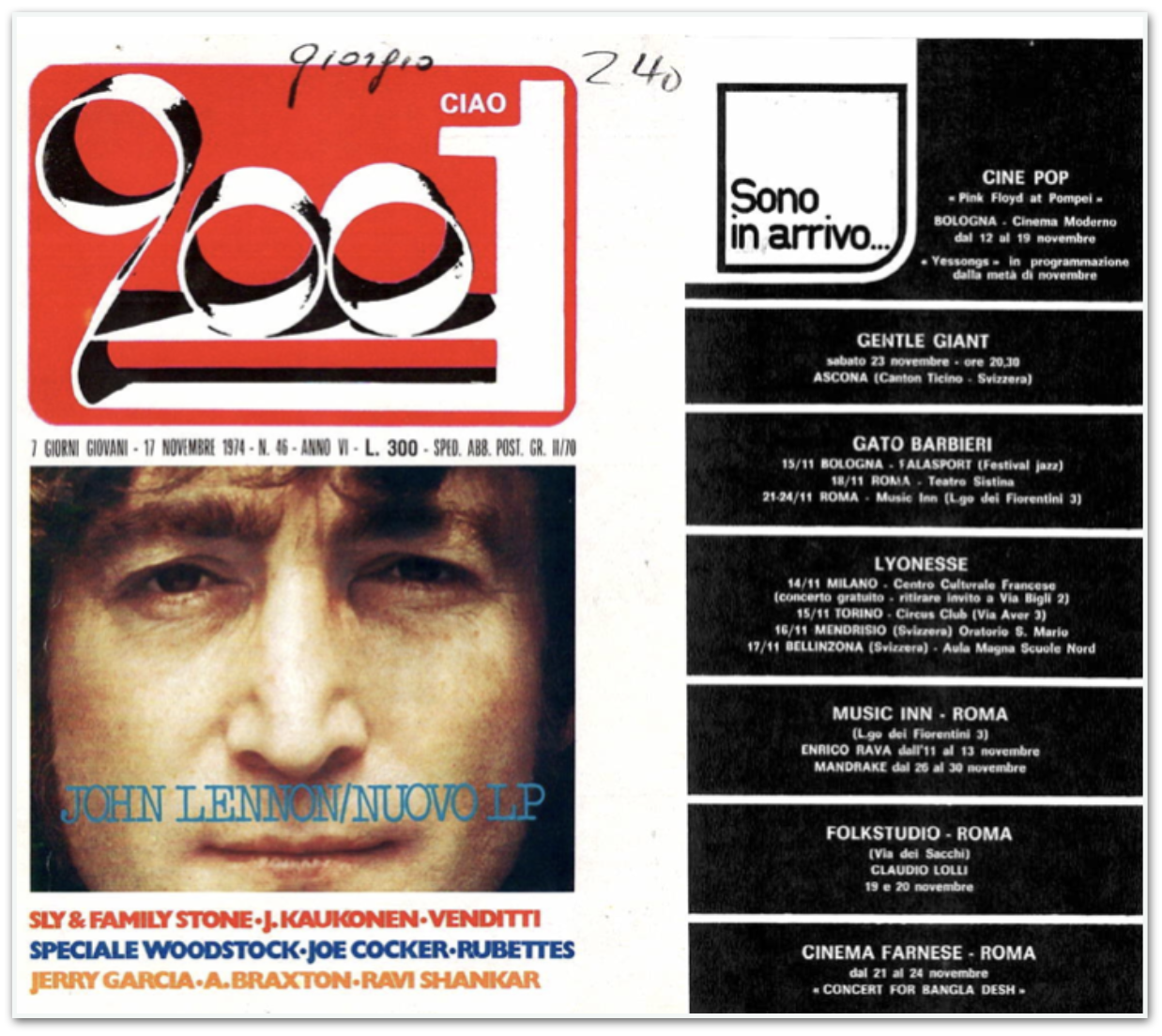 DALLA "BOOGIE WOOGIE AGENCY" ALLA "YOU PRODUCTIONS"